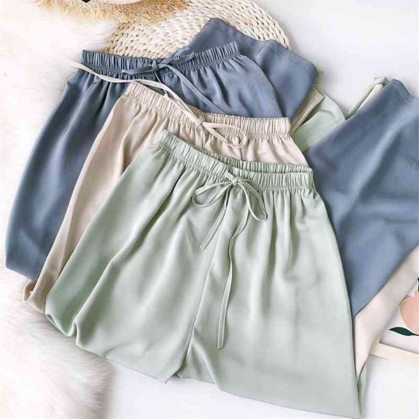 women's pants & capris summer blue casual stretch high waist solid color wide leg female trousers ankle length vp6b, Black;white
women's pants & capris summer blue casual stretch high waist solid color wide leg female trousers ankle length vp6b, Black;white