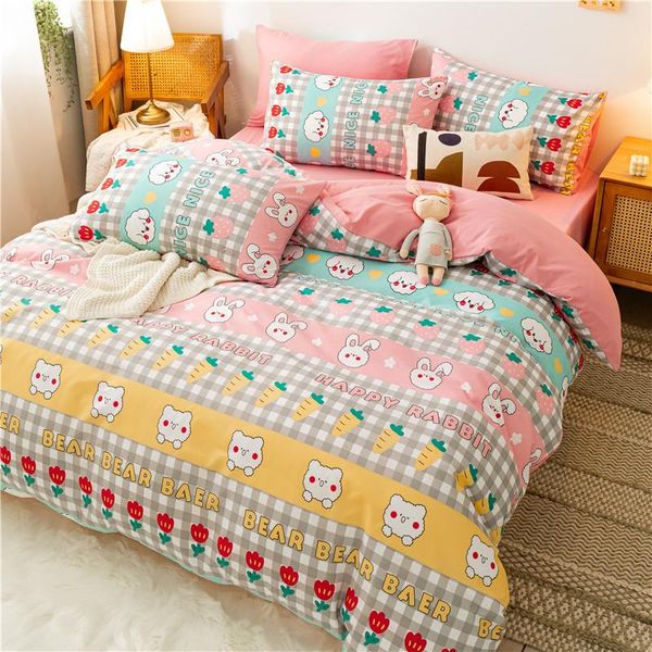 bedding sets hide and seek-gray cotton printed pillowcase quilt cover bed sheet size king four-piece set
bedding sets hide and seek-gray cotton printed pillowcase quilt cover bed sheet size king four-piece set