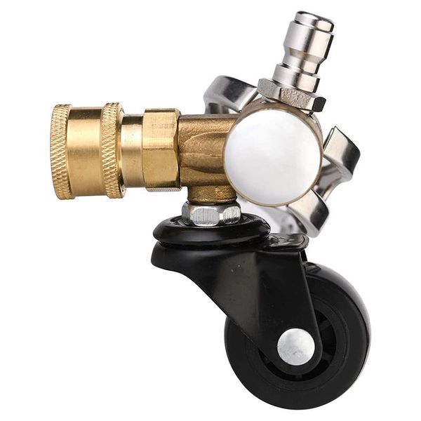 water gun & snow foam lance undercarriage cleaner swivel wheel for pressure washer, underbody car wash, 1/4 inch quick connector, 4000 psi
water gun & snow foam lance undercarriage cleaner swivel wheel for pressure washer, underbody car wash, 1/4 inch quick connector, 4000 psi