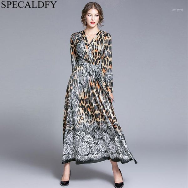 casual dresses luxury women designer vintage leopard long dress spring fashion runway maxi robe femme, Black;gray
casual dresses luxury women designer vintage leopard long dress spring fashion runway maxi robe femme, Black;gray