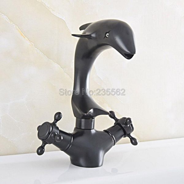 black oil rubbed brass basin faucet dolphin shape 360 swivel bathroom dual cross handle vanity sink mixer taps lsf846 faucets
black oil rubbed brass basin faucet dolphin shape 360 swivel bathroom dual cross handle vanity sink mixer taps lsf846 faucets
