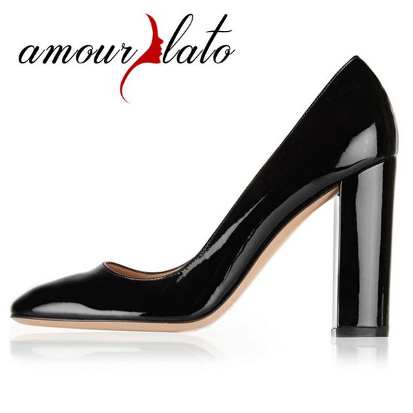 dress shoes amourplato womens round toe 100mm high heel slip on block pumps party office cozy chunky heels thick, Black
dress shoes amourplato womens round toe 100mm high heel slip on block pumps party office cozy chunky heels thick, Black
