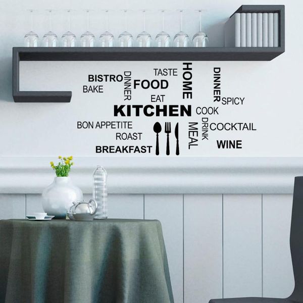 wall stickers kitchen words sticker decal removable diy waterproof art decor for home restaurant el - 58x20cm
wall stickers kitchen words sticker decal removable diy waterproof art decor for home restaurant el - 58x20cm