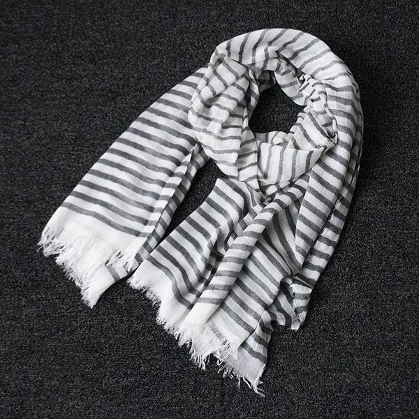 scarves stripe print cotton linen women men thin light scarf lady easy artsy shawl wraps bufanda, Blue;gray
scarves stripe print cotton linen women men thin light scarf lady easy artsy shawl wraps bufanda, Blue;gray
