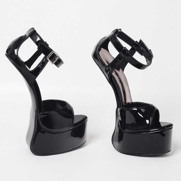 shoes 22cm high heelless platforms,peep toe,women summer shoes,man cosplay sandals,ankle buckle,black,customized colors yvfp
shoes 22cm high heelless platforms,peep toe,women summer shoes,man cosplay sandals,ankle buckle,black,customized colors yvfp