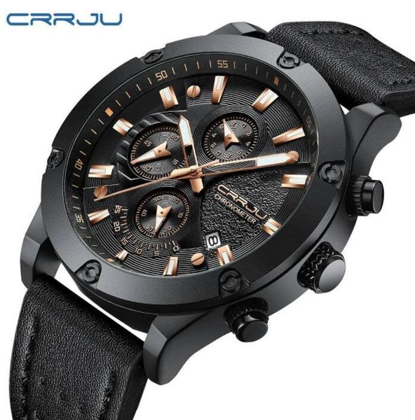 seller crrju fashion watch men new design chronograph big face quartz wristwatches men's outdoor sports leather watches orologio uomo, Slivery;brown
seller crrju fashion watch men new design chronograph big face quartz wristwatches men's outdoor sports leather watches orologio uomo, Slivery;brown