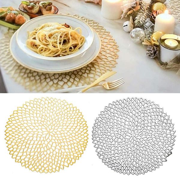 mats & pads household nordic style pvc placemat reusable eco-friendly anti-slip insulation hollow-out flower shape decoration tableware mat
mats & pads household nordic style pvc placemat reusable eco-friendly anti-slip insulation hollow-out flower shape decoration tableware mat