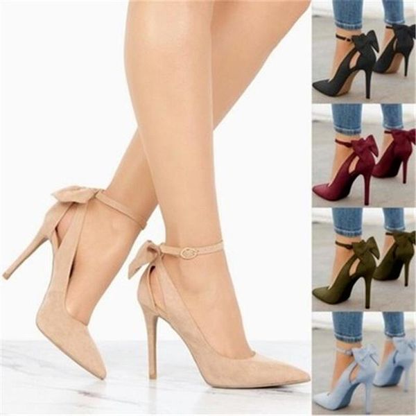 dress shoes women pointed toe high heels woman thin ladies pumps buckle strap female fashion bowknot plus size 34-43, Black
dress shoes women pointed toe high heels woman thin ladies pumps buckle strap female fashion bowknot plus size 34-43, Black