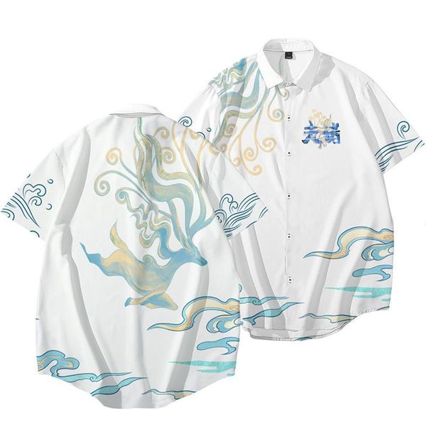 men's casual shirts nine color deer printed summer men vintage loose beach shirt hawaiian short sleeve streetwear oversize 6xl, White;black
men's casual shirts nine color deer printed summer men vintage loose beach shirt hawaiian short sleeve streetwear oversize 6xl, White;black