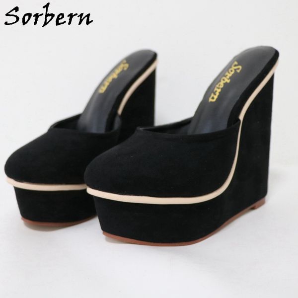 sorbern women dress shoes black mules wedge high heel platform closed toe slip on comfy clogs
sorbern women dress shoes black mules wedge high heel platform closed toe slip on comfy clogs