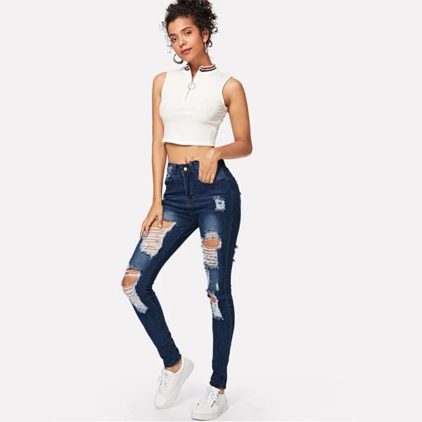 women's pants & capris fashion denim hole pocket wild slim fit tight pencil skinny zipper mid casual jeans woman full length, Black;white
women's pants & capris fashion denim hole pocket wild slim fit tight pencil skinny zipper mid casual jeans woman full length, Black;white