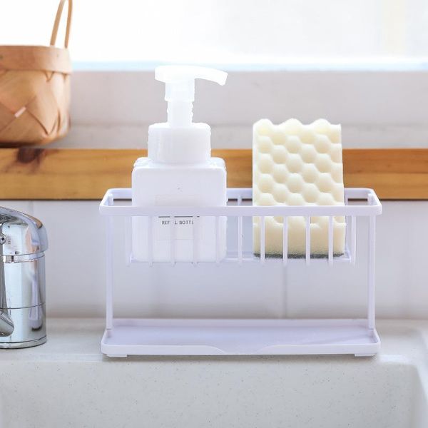 hooks & rails 1pc plastic kitchen sink sponge holder rack dish drain soap brush storage organizer bathroom accessories multifunction
hooks & rails 1pc plastic kitchen sink sponge holder rack dish drain soap brush storage organizer bathroom accessories multifunction