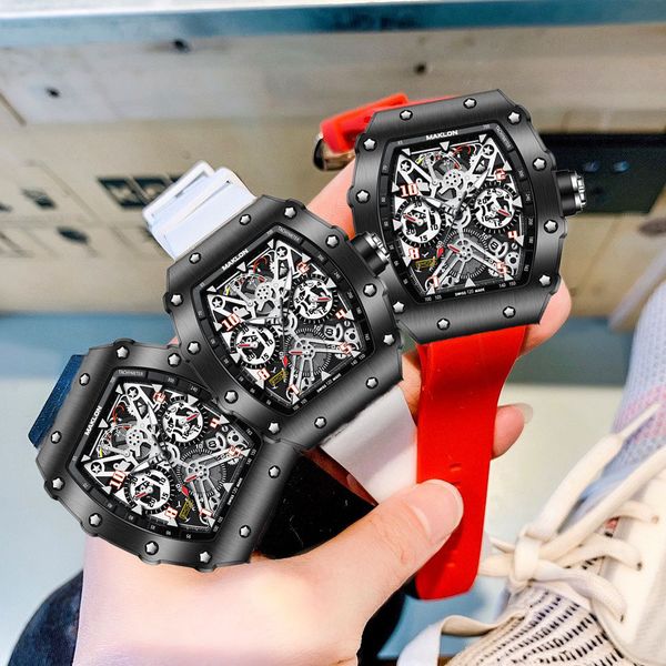 luxury mens military fashion colorful rubber silicone watches sports skeleton dial designer wristwatch gifts orologio di lusso montre de lux, Slivery;black
luxury mens military fashion colorful rubber silicone watches sports skeleton dial designer wristwatch gifts orologio di lusso montre de lux, Slivery;black