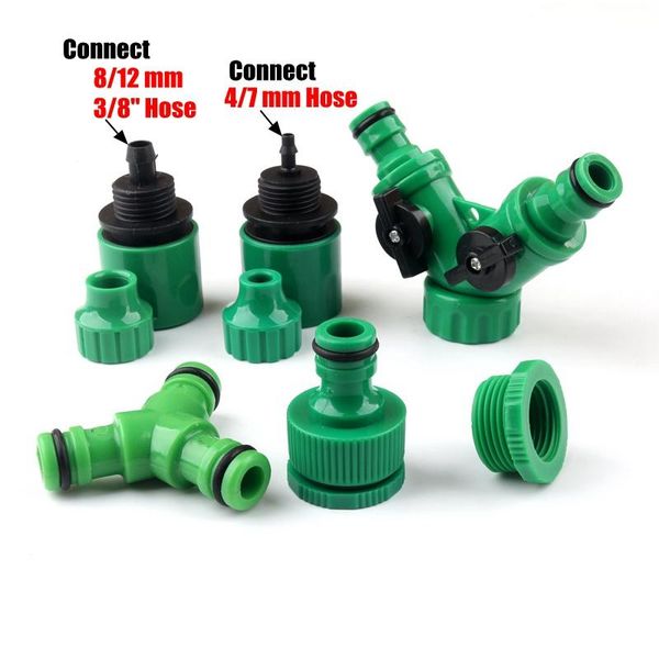 4/7mm 8/12mm garden hose fast connectors gardening micro irrigation system quick connector soft pipe valve water splitters watering equipmen
4/7mm 8/12mm garden hose fast connectors gardening micro irrigation system quick connector soft pipe valve water splitters watering equipmen