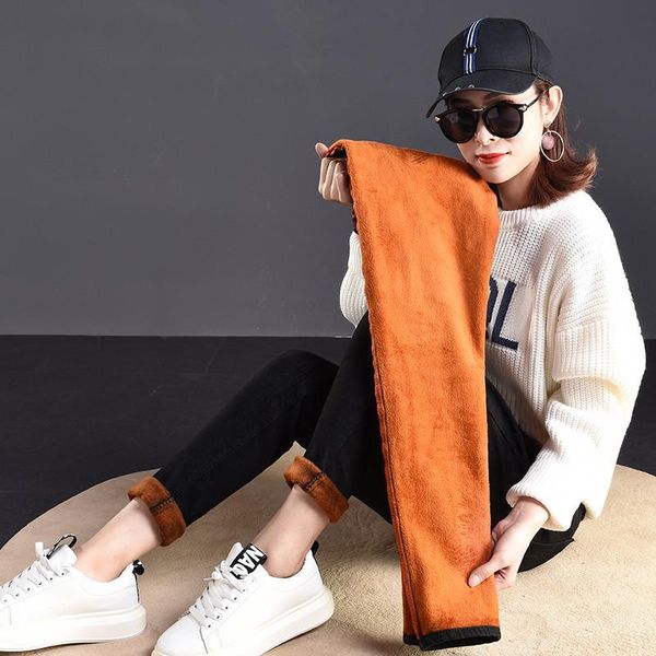 women's jeans wkoud women black high waist casual winter warm thick drawstring trousers korean pencil pants p8696, Blue
women's jeans wkoud women black high waist casual winter warm thick drawstring trousers korean pencil pants p8696, Blue