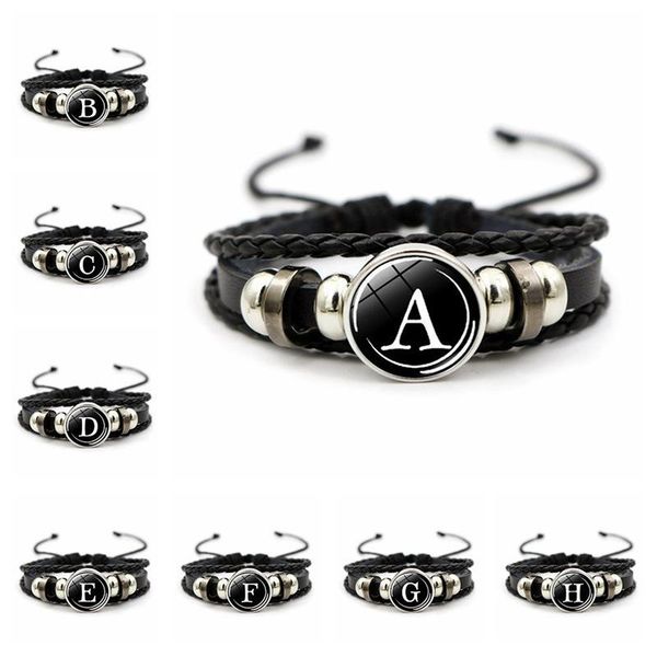 beaded, strands men's and women's bracelets 26 english letters a-z braided bracelet retro handmade diy beaded jewelry hand rope wh, Black
beaded, strands men's and women's bracelets 26 english letters a-z braided bracelet retro handmade diy beaded jewelry hand rope wh, Black