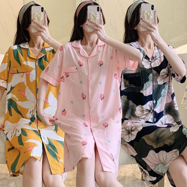 women's sleepwear 2021 summer plus size short sleeve cotton nightgown for women korean print nightdress night gown home dress nighty, Black;red
women's sleepwear 2021 summer plus size short sleeve cotton nightgown for women korean print nightdress night gown home dress nighty, Black;red