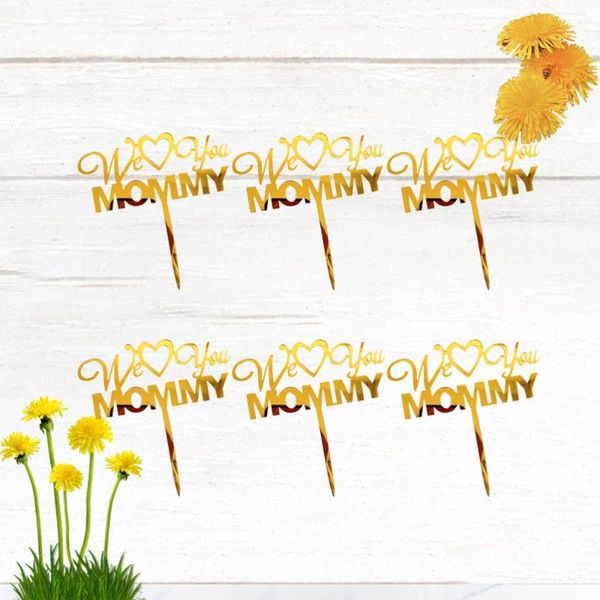 other festive & party supplies 6pcs mother's day cake ers mom we love you letters printed picks delicate cupcake decorations acrylic mo
other festive & party supplies 6pcs mother's day cake ers mom we love you letters printed picks delicate cupcake decorations acrylic mo