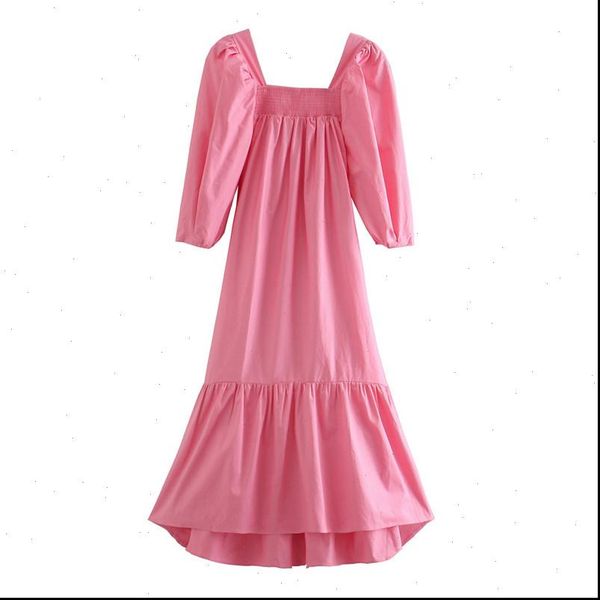 autumn women dress pink female square collar puff sleeve draped ankle length cotton dresses vestidos feminino, Black;gray
autumn women dress pink female square collar puff sleeve draped ankle length cotton dresses vestidos feminino, Black;gray
