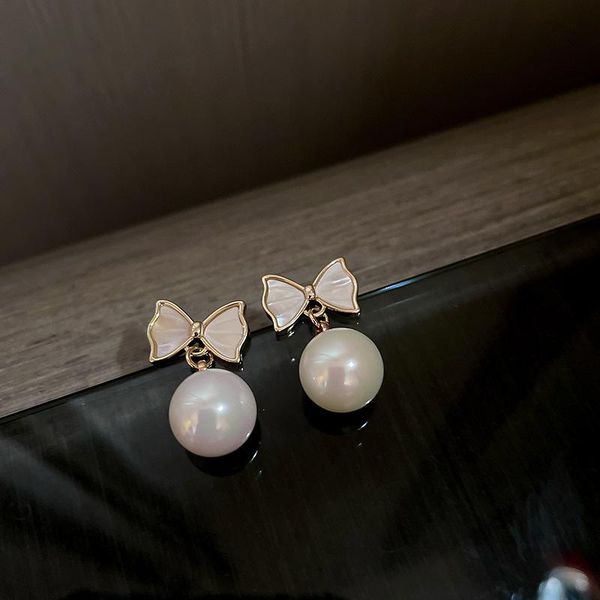 dangle & chandelier sweet big round pearl shell bow earrings for woman korean 2021 party girl's drop earring fashion jewelry, Silver
dangle & chandelier sweet big round pearl shell bow earrings for woman korean 2021 party girl's drop earring fashion jewelry, Silver