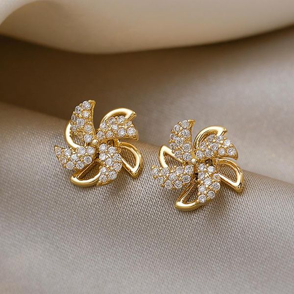 stud 2021 creativity will turn the windmill golden zircon earrings korean fashion jewelry girl's unusual accessories for woman, Golden;silver
stud 2021 creativity will turn the windmill golden zircon earrings korean fashion jewelry girl's unusual accessories for woman, Golden;silver