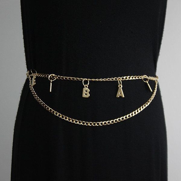belts waist chain female summer with skirt decoration metal letter thin belt fashion bundle seal, Black;brown
belts waist chain female summer with skirt decoration metal letter thin belt fashion bundle seal, Black;brown