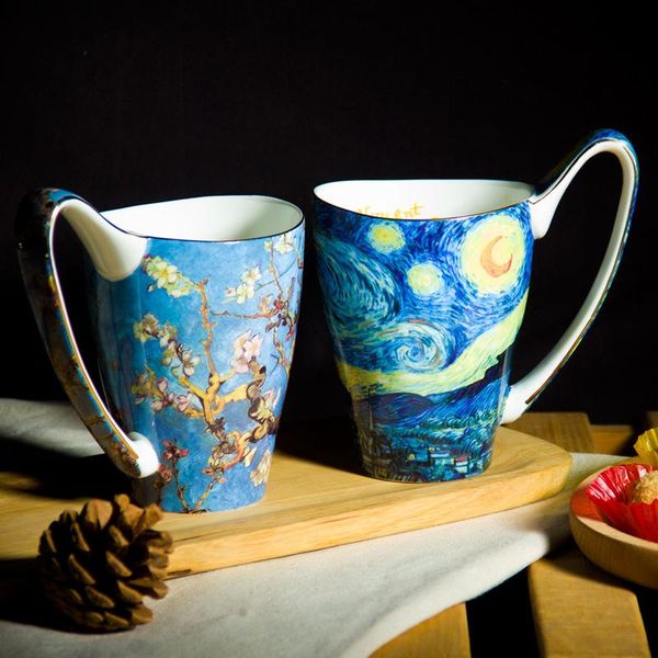 mugs 600ml large porcelain with big handle famous painting design bone china cups for coffee tea water europe kitchen home decor
mugs 600ml large porcelain with big handle famous painting design bone china cups for coffee tea water europe kitchen home decor