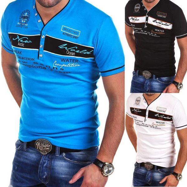 men's t-shirts zogaa brand men t shirts short sleeve casual slim fit cotton v-neck breathable printed mens shirt summer tees tshirt, White;black
men's t-shirts zogaa brand men t shirts short sleeve casual slim fit cotton v-neck breathable printed mens shirt summer tees tshirt, White;black