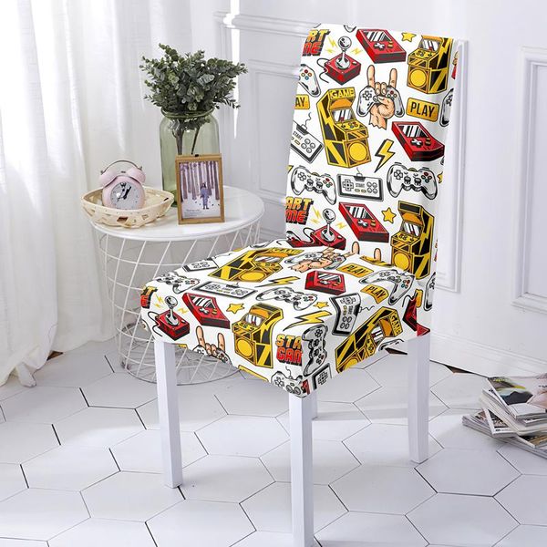cartoon fashion gamepad elastic chair covers removable gamer printing washable stretch seat slipcover for kitchen dining room
cartoon fashion gamepad elastic chair covers removable gamer printing washable stretch seat slipcover for kitchen dining room