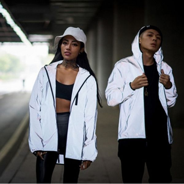 men's jackets long-sleeve reflexive men's/women's harajuku street style hip-hop jaquette window with dark hood shining night, Black;brown
men's jackets long-sleeve reflexive men's/women's harajuku street style hip-hop jaquette window with dark hood shining night, Black;brown