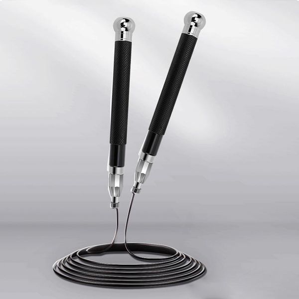 jump ropes aluminum handle steel wire skipping rope self-locking double bearing fitness exercise
jump ropes aluminum handle steel wire skipping rope self-locking double bearing fitness exercise