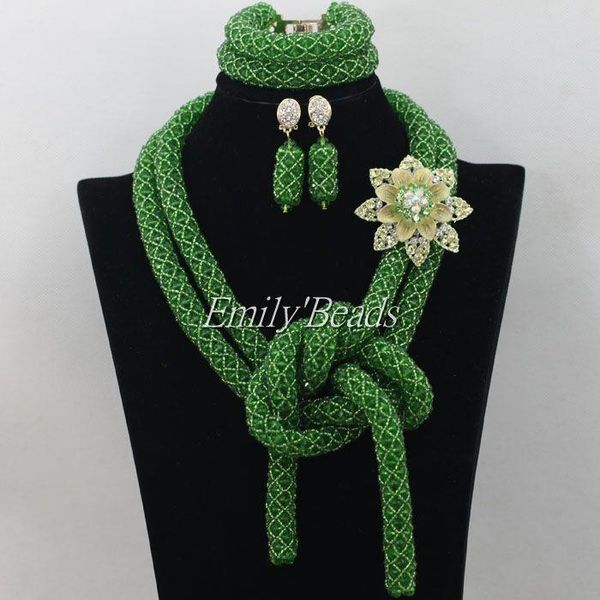 wedding jewelry sets glamorous nigerian green crystal beads set wedding/party african bridal amj826, Slivery;golden
wedding jewelry sets glamorous nigerian green crystal beads set wedding/party african bridal amj826, Slivery;golden