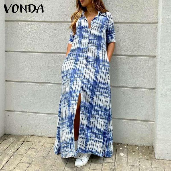 casual dresses vonda women autumn vintage shirt dress printed party maxi 2021 long sleeve lapel button down bohemian vestidos oversized, Black;gray
casual dresses vonda women autumn vintage shirt dress printed party maxi 2021 long sleeve lapel button down bohemian vestidos oversized, Black;gray