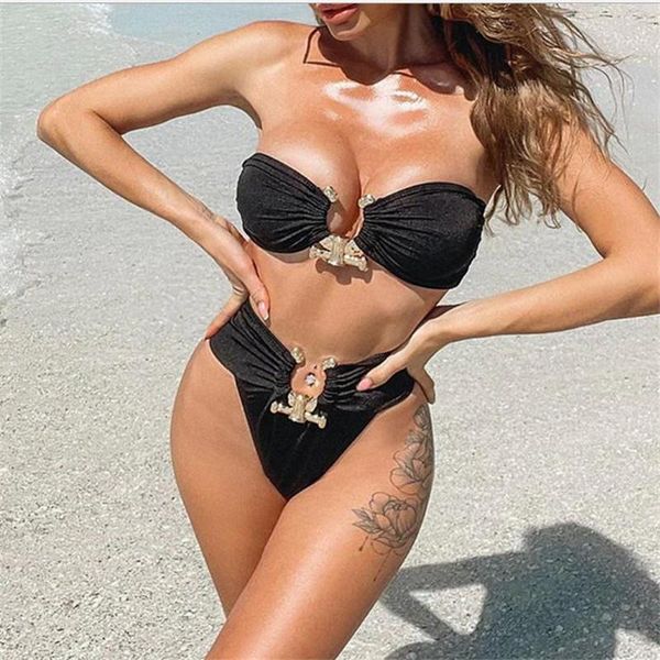 one-piece suits 2021 metal accessories dream color ladies bikini solid tube high waist swimsuit
one-piece suits 2021 metal accessories dream color ladies bikini solid tube high waist swimsuit