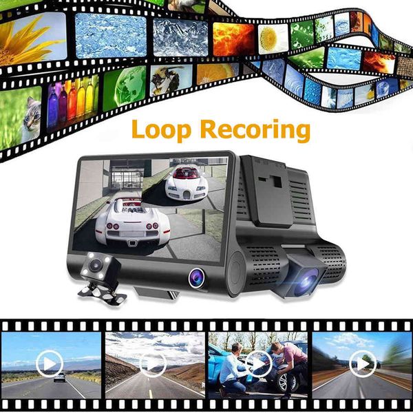hd night car dvr dash cam 4.0 inch video recorder auto 3 lens with rear view camera registrator dashcam dvrs
hd night car dvr dash cam 4.0 inch video recorder auto 3 lens with rear view camera registrator dashcam dvrs