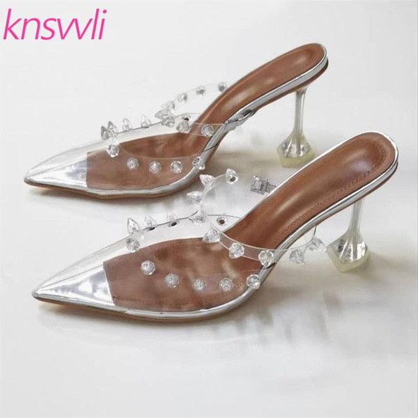 wine glass heel women slippers clear pvc mules ladies slides rivets gladiator sandals strange style high shoes woman, Black
wine glass heel women slippers clear pvc mules ladies slides rivets gladiator sandals strange style high shoes woman, Black