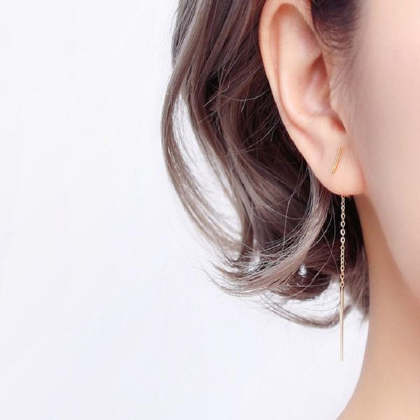 other real 925 sterling silver chain tassel stud earrings fashion women fine jewelry party minimalist cute accessories gift a30, Golden;silver
other real 925 sterling silver chain tassel stud earrings fashion women fine jewelry party minimalist cute accessories gift a30, Golden;silver