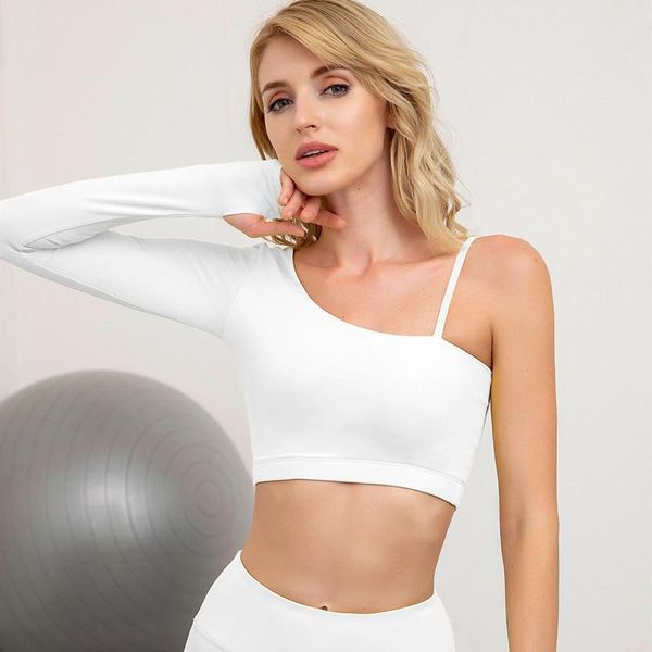 yoga outfit crop elastic tight fitness running pilates with padded 2021 spring long sleeve t-shirt oblique shoulder sexy
yoga outfit crop elastic tight fitness running pilates with padded 2021 spring long sleeve t-shirt oblique shoulder sexy