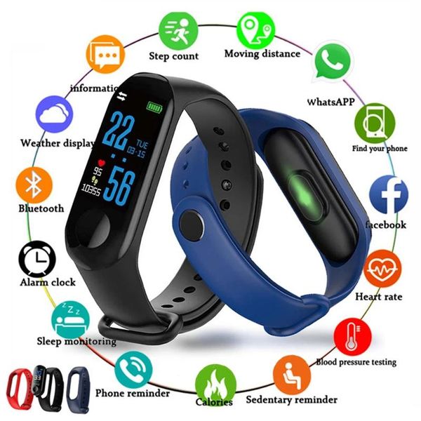 smart wristbands m3 pro watch sport band wristband smartwatch bracelet plus for men women
smart wristbands m3 pro watch sport band wristband smartwatch bracelet plus for men women