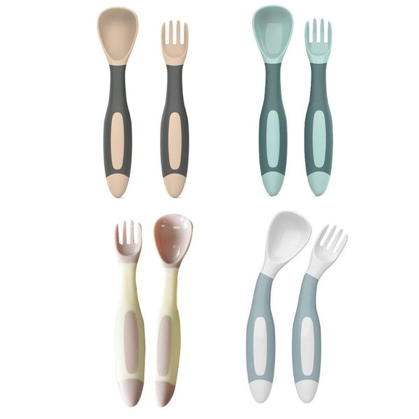 cups, dishes & utensils t8nd baby set auxiliary food toddler learn to eat training bendable soft spoon fork infant children tableware 
cups, dishes & utensils t8nd baby set auxiliary food toddler learn to eat training bendable soft spoon fork infant children tableware