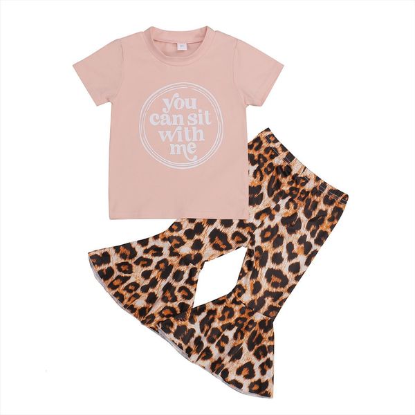 2 6years girls casual two piece clothes set pink short sleeve round collar and elastic waist pants, White
2 6years girls casual two piece clothes set pink short sleeve round collar and elastic waist pants, White