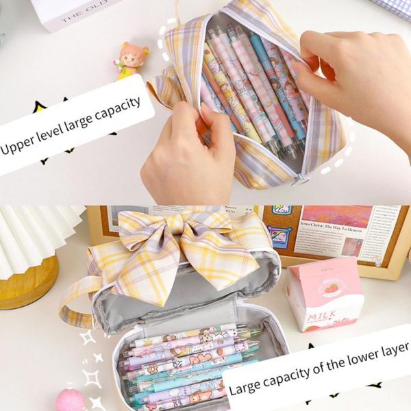 storage bags cartoon jk fan college style large capacity bow pen bag lovely girl heart student stationery box home gifts
storage bags cartoon jk fan college style large capacity bow pen bag lovely girl heart student stationery box home gifts
