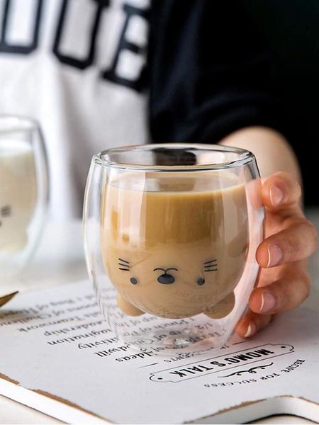 mugs creative cute bear double-layer coffee mug double glass cup carton animal milk lady gift christmas
mugs creative cute bear double-layer coffee mug double glass cup carton animal milk lady gift christmas