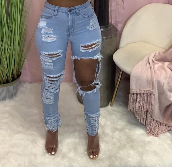 women's jeans african ladies fashion hole pants high waisted skinny solid evening night party club wear long trousers 2021, Blue
women's jeans african ladies fashion hole pants high waisted skinny solid evening night party club wear long trousers 2021, Blue