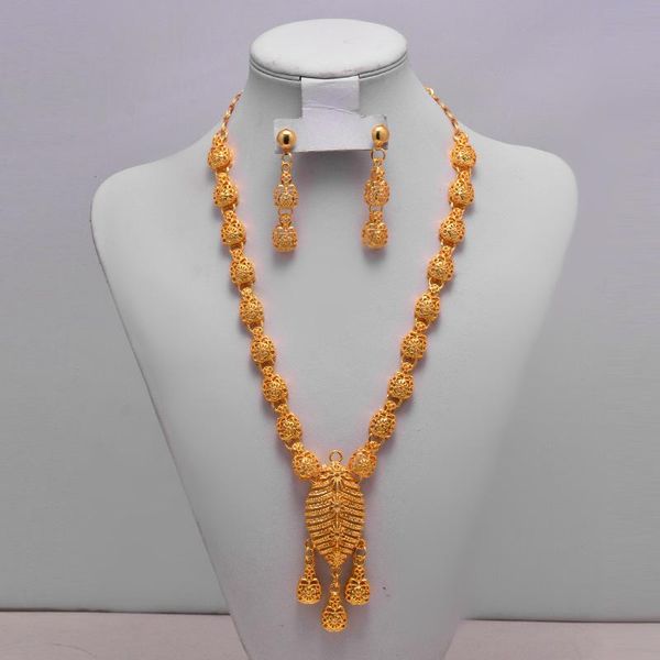 earrings & necklace nigerian african gold color jewelry set for women girl bride luxury gifts dubai wedding, Silver
earrings & necklace nigerian african gold color jewelry set for women girl bride luxury gifts dubai wedding, Silver