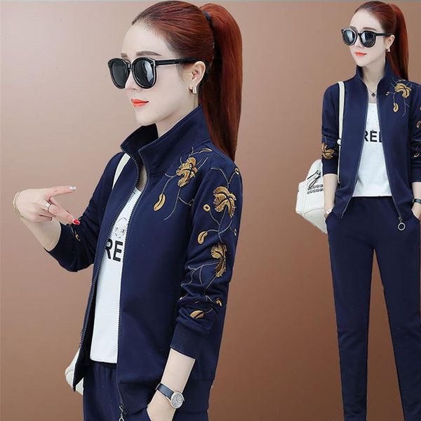 tracksuit womens tracksuits for women spring female fashion grass embroidery jacket pants suits casual two piece sets, Gray
tracksuit womens tracksuits for women spring female fashion grass embroidery jacket pants suits casual two piece sets, Gray