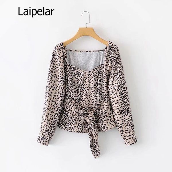 women's blouse retro square neck long sleeve lace up temperament versatile fashion leopard print shirt casual 2021 autumn blouses & shi, White
women's blouse retro square neck long sleeve lace up temperament versatile fashion leopard print shirt casual 2021 autumn blouses & shi, White
