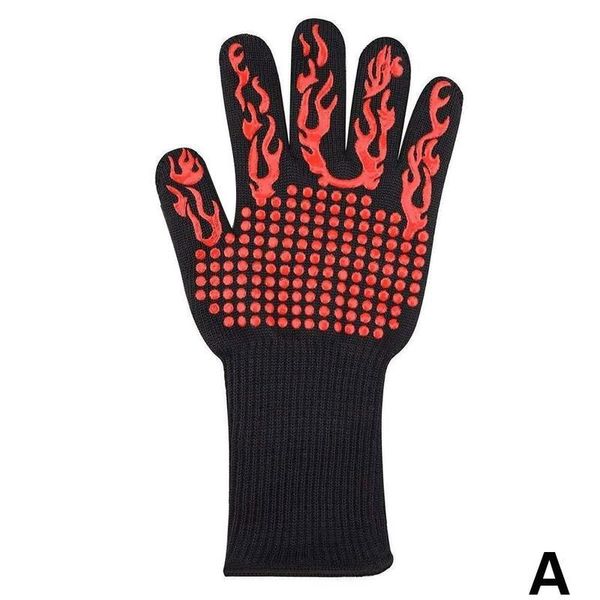 

oven mitts heat resistant thick silicone cooking baking grilling and pate 300-500 centigrade extreme bbq gloves