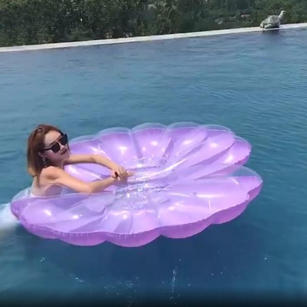 inflatable floats & tubes shell shape floating row water hammock lounge chair rafts mattress for women men summer beach supply
inflatable floats & tubes shell shape floating row water hammock lounge chair rafts mattress for women men summer beach supply