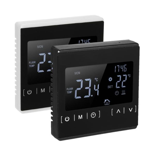 smart home control lcd touch screen thermostat electric floor heating water thermoregulator programmable ac85-240v temperature controller
smart home control lcd touch screen thermostat electric floor heating water thermoregulator programmable ac85-240v temperature controller